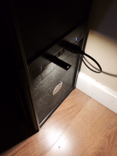 USB na osvetlenie PC skrine