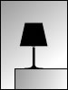 Nočná lampa, dekoratívna, stolová