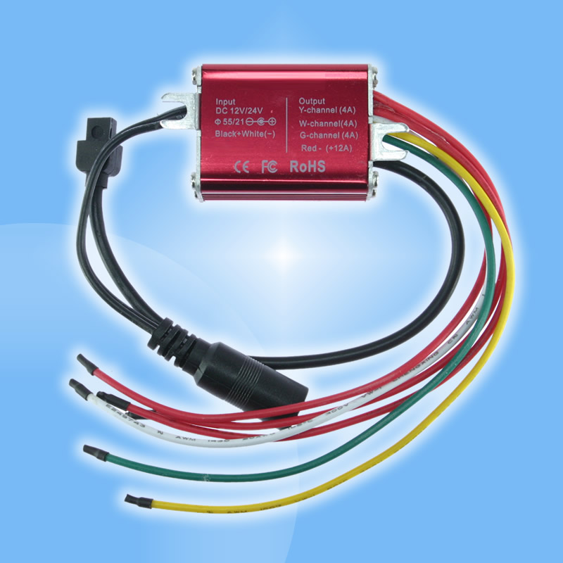 Ďiaľkový ovládač - stlmovač pre LED pásy Teplej a Dennej bielej
