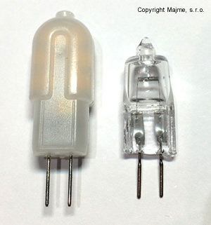 Porovnanie klasickej G4 a LED G4